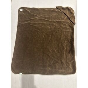 Sheababy Naturals Infant Hooded Towel 100% Organic Cotton Brown Baby Bath